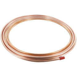 Stabdžių vamzdelis žalvarinis vamzdis, 1/4" 7,6 m RL041676