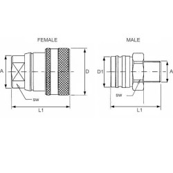 Stabdžių sistemos įvorė VF 01815 F VF1815F