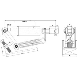Hidraulinių stabdžių cilindrų komplektas, 20 BCB2098