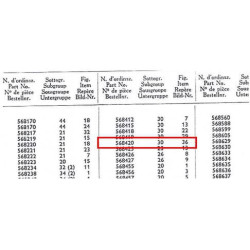 Rankinio stabdžio reketo sektorius 568420N