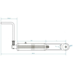 Veleninis stabdys su voleliu 700021KR