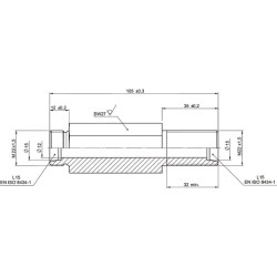 Mova tiesi M22 plokščia 61515952
