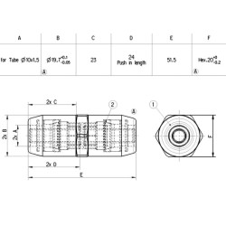 Įstumiama mova 10x1,5 mm 8938039910