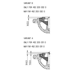 Movos galvutė raudona šveicariška 4522030310
