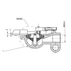 Movos galvutė geltona šveicariška 4522030320