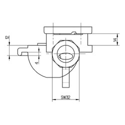 Movos galvutė geltona šveicariška 4522030320