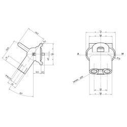 Delninė mova CUNA - mašinos pusė BPCG204