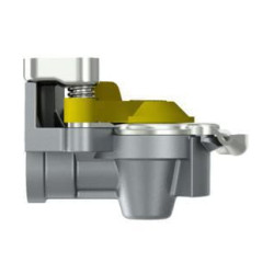 Movos galvutė automatinė M22x1,5 geltona 4522002120