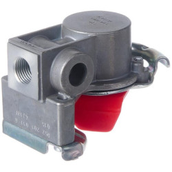 Movos galvutė su integruotu filtru M16x1,5 raudona su šoniniu sriegiu 9522010170