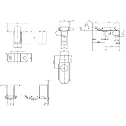 Montavimo plokštė T722200