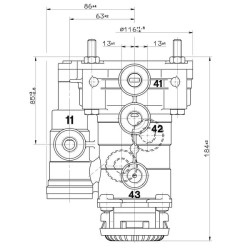 Priekabos valdymas 9730090100