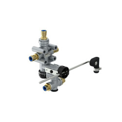 Važiuoklės išlyginimo vožtuvas + atjungimo vožtuvas 4640062010