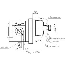 Pavarų siurblys AZPF-10-019RSG20MB Bosch Rexroth 0510645003
