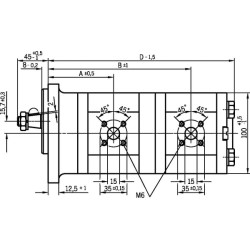 Pavarų siurblys AZPFF-10-004/004LSA2020MB Bosch Rexroth 0510255300