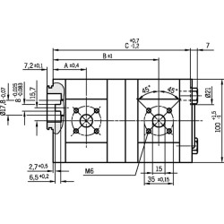 Pavarų siurblys AZPFF-12-016/016LCP2020KB-S0007 Bosch Rexroth 0510665330