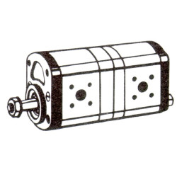 Hidraulinis siurblys 14+11 cc Bosch Rexroth 0510555306