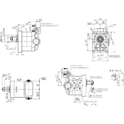 Pavarų siurblys AZPF-10-022LHO20KEXXX22-S0002 Bosch Rexroth 0510725384