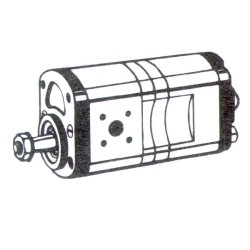 Hidraulinis siurblys 11+8 cc Bosch Rexroth 0510565365