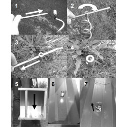 Apsaugos nuo vagystės komplektas akumuliatoriaus dėklas 44652