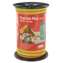 Tvoros juosta 10mm 200m geltona/oranžinė 449568