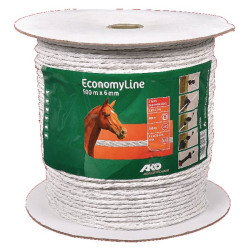 Tvoros viela, 6.5mm 500m balta 441545