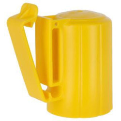 Galvos izoliatorius T formos stulpelis geltonas 10vnt 441253