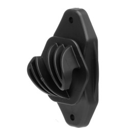 Vielos izoliatorius juodas 10 vnt AKO 441398