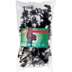 Izoliatorius juodas 25 vnt AKO 441186P025