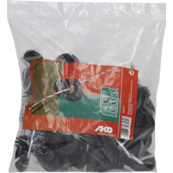 Žiedinis izoliatorius juodas 50 vnt AKO 449314