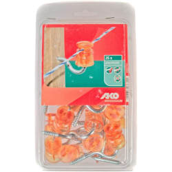 Izoliatorius oranžinis 25 vnt. AKO 44302251