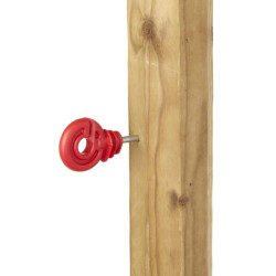 Žiedinis izoliatorius, raudonas, trumpas, AKO 44318