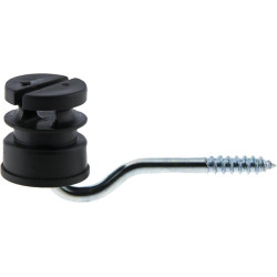 Izoliatorius juodas 30 vnt AKO 44300301