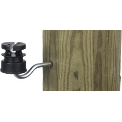 Izoliatorius juodas 30 vnt AKO 44300301