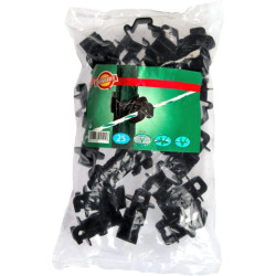 Virvės izoliatorius juodas 25vnt AKO 441189