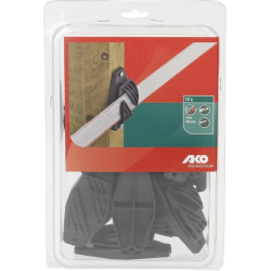 Juodos juostos izoliatorius 12 vnt AKO 44340121