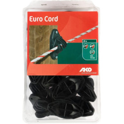 Virvės izoliatorius juodas 20vnt AKO 441396201