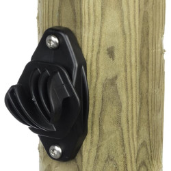 Virvės izoliatorius juodas 50vnt AKO 441396503