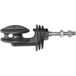 Pigtail izoliatorius juodas 10 vnt AKO 441360