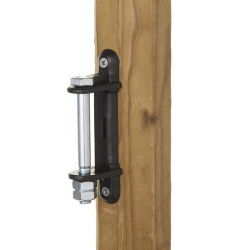 Juodos kampinės juostos izoliatorius AKO 44347