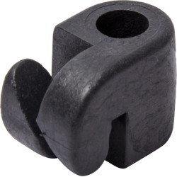 Izoliatorius juodas 10mm, 100x 100506P100
