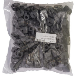 Izoliatorius juodas 10mm, 100x 100506P100