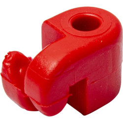 Izoliatorius raudonas 8 mm 100 vnt 100204P100