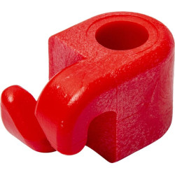 Izoliatorius raudonas 12 mm 100 vnt 100208P100
