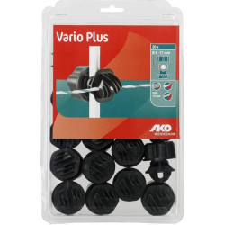 Vielos izoliatorius juodas 20 vnt AKO 441387201