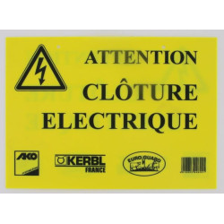 Elektrinės tvoros įspėjamasis ženklas 44620FR