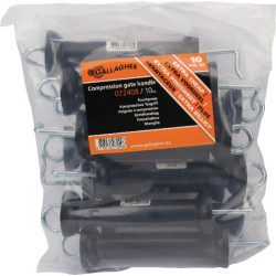 Vartų rankena, N juoda (10x), Gallagher 072408GAL