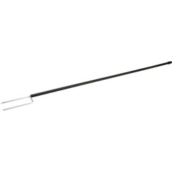 atsarginis stulpelis juodas, 90 cm, dvišakis avių tinklelis 27277