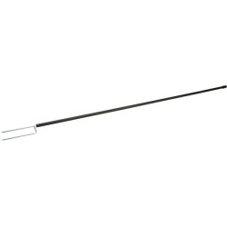 atsarginis stulpelis juodas, 105 cm, dvišakis avių tinklas 27279