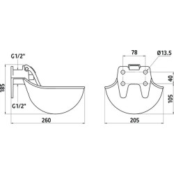 Vandens dubuo ketaus mod. 222000 222000KER