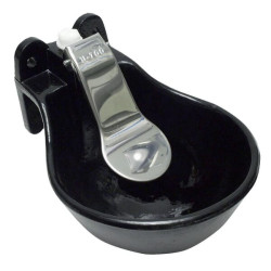 Ketaus gėrimo dubuo su nerūdijančio plieno liežuvėliu 202007FA